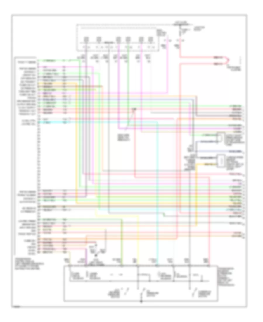 A T Wiring Diagram 1 of 3 for Chrysler Cirrus LX 2000