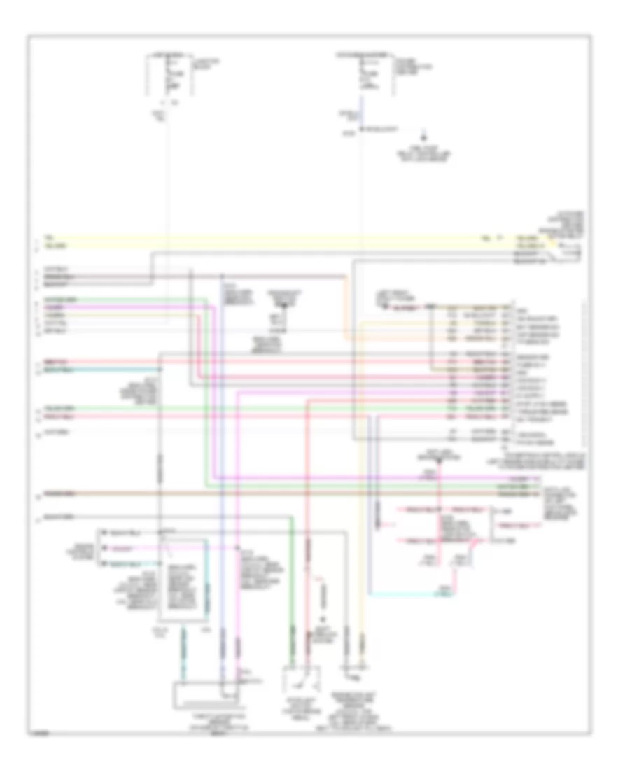 A T Wiring Diagram 3 of 3 for Chrysler Cirrus LX 2000