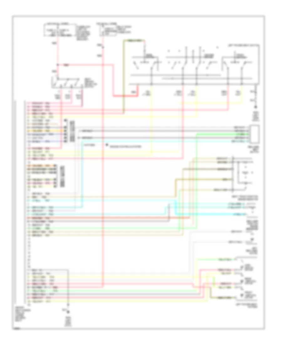 Memory Seat Wiring Diagram for Chrysler Imperial 1993