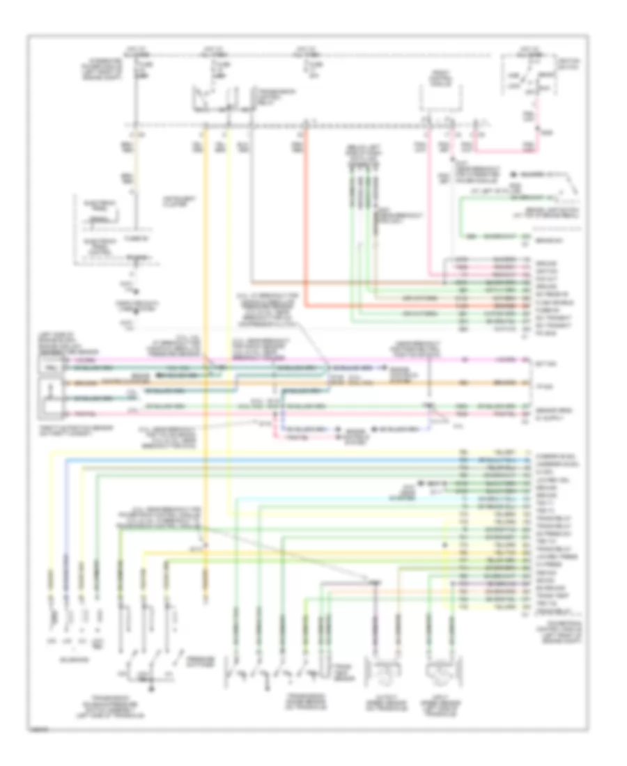 A T Wiring Diagram for Chrysler Town  Country Limited 2006