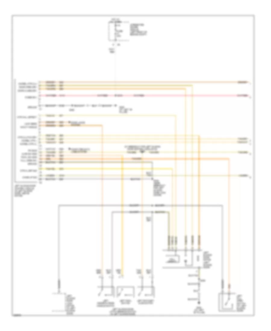 Power Sliding Door Wiring Diagram (1 of 3) for Chrysler Town  Country Limited 2006