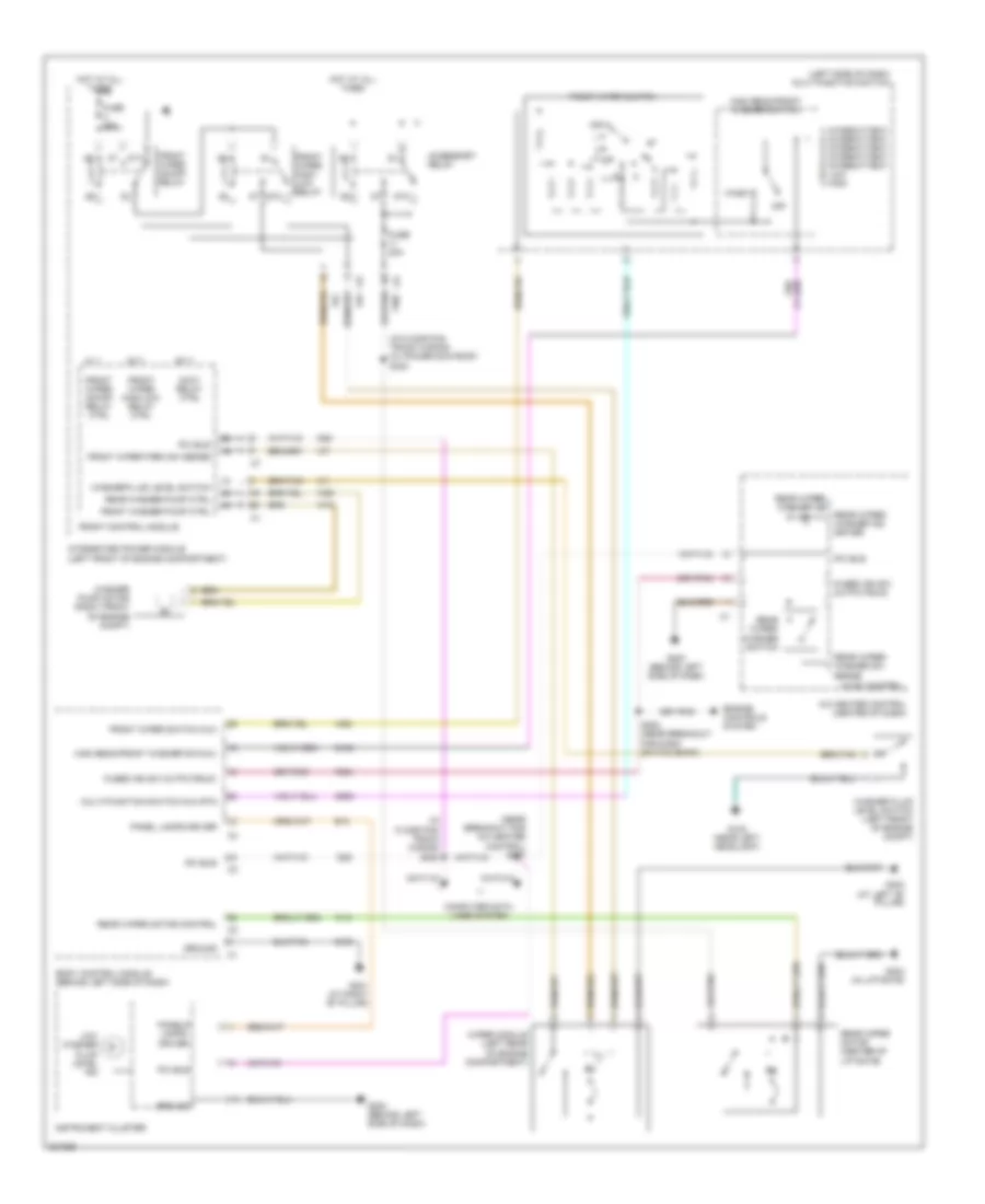 WiperWasher Wiring Diagram, Manual AC for Chrysler Town  Country Limited 2006