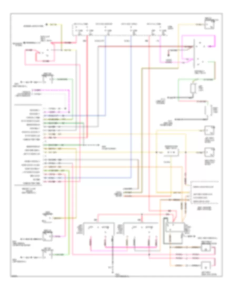 Anti theft Wiring Diagram for Chrysler LeBaron LE 1993