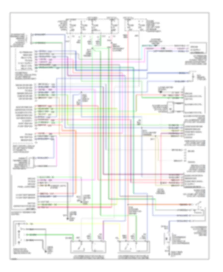 Automatic A C Wiring Diagram for Chrysler Concorde LXi 2000