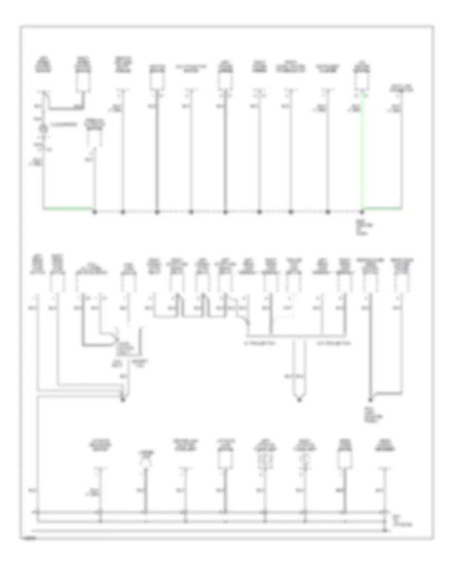 Ground Distribution Wiring Diagram 2 of 3 for Chrysler Grand Voyager 2000