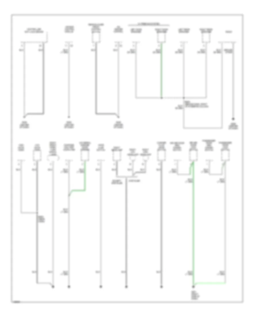 Ground Distribution Wiring Diagram 3 of 3 for Chrysler Grand Voyager 2000