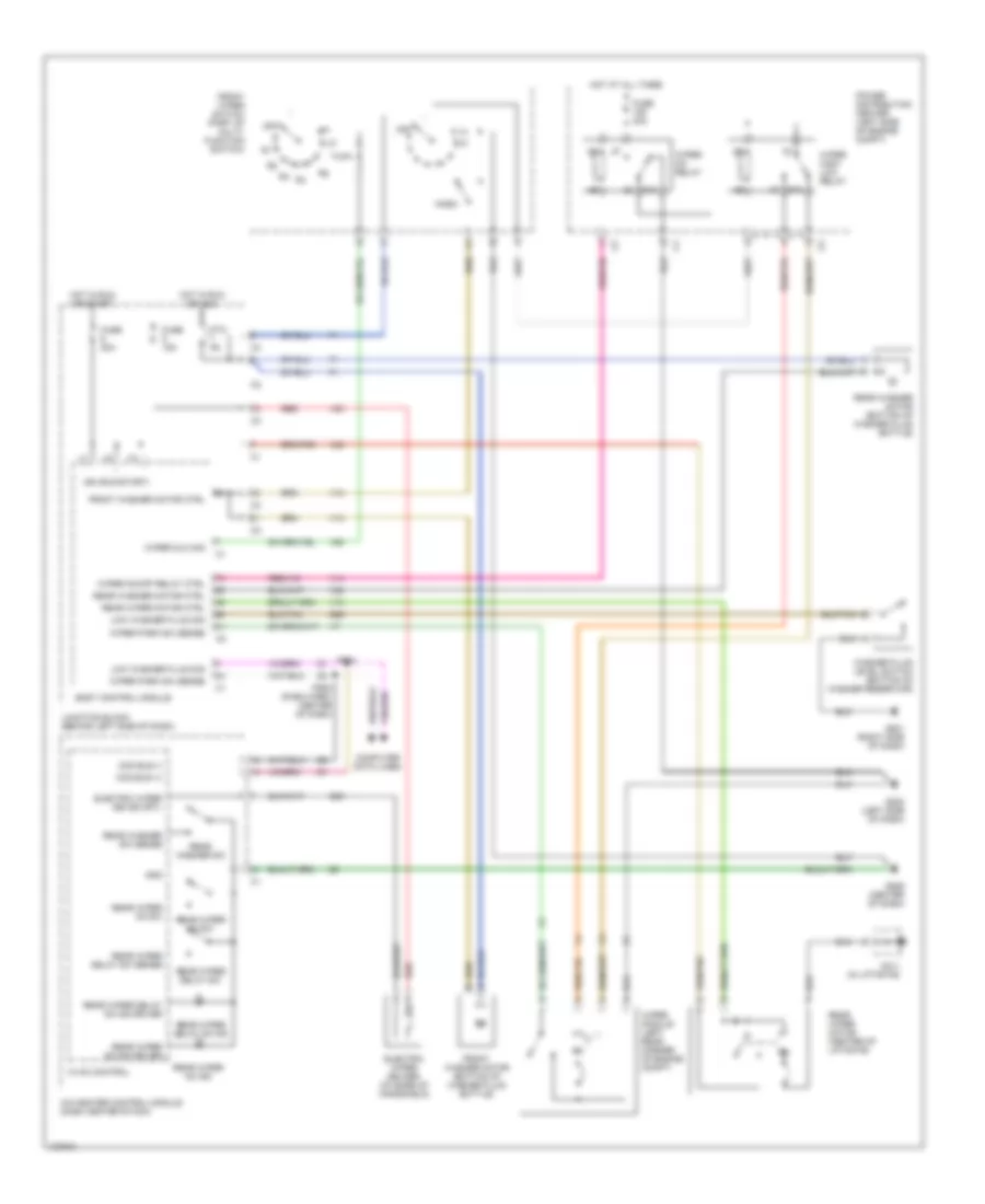 Wiper Washer Wiring Diagram for Chrysler Grand Voyager 2000