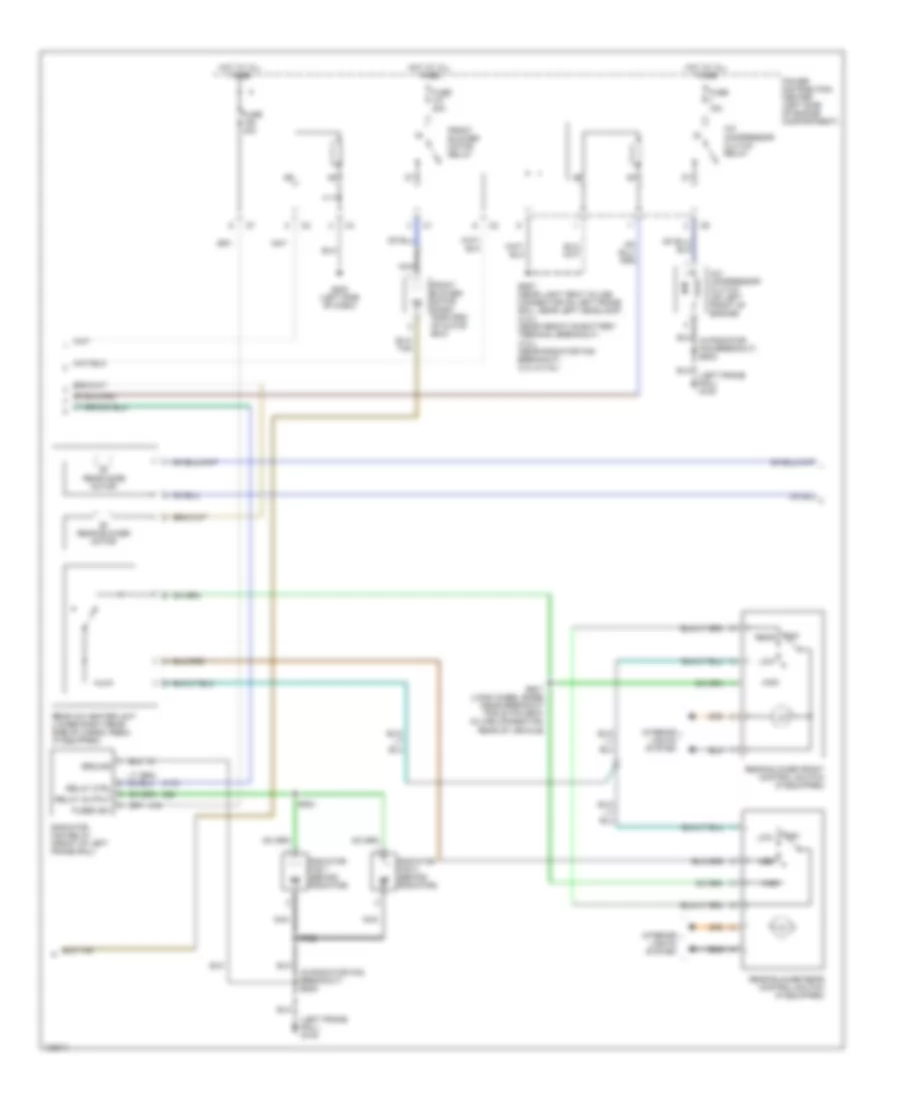 Manual A C Wiring Diagram 2 of 3 for Chrysler Grand Voyager SE 2000