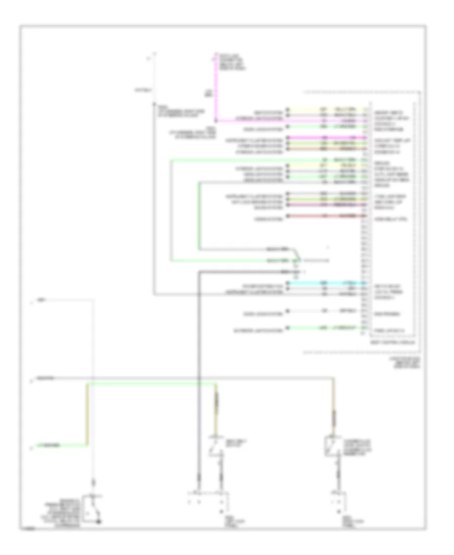 Body Computer Wiring Diagrams (2 of 2) for Chrysler Grand Voyager SE 2000