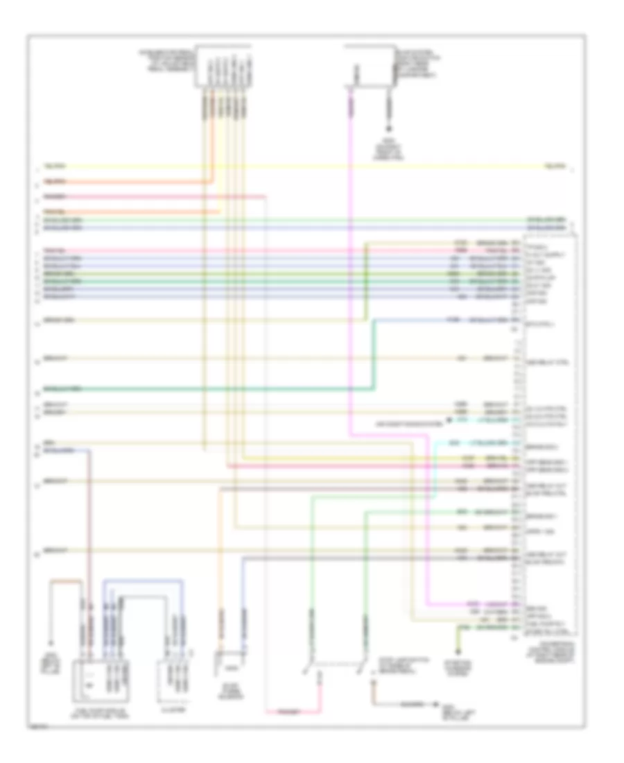 2.7L, Engine Performance Wiring Diagram (4 of 5) for Chrysler 300 2007