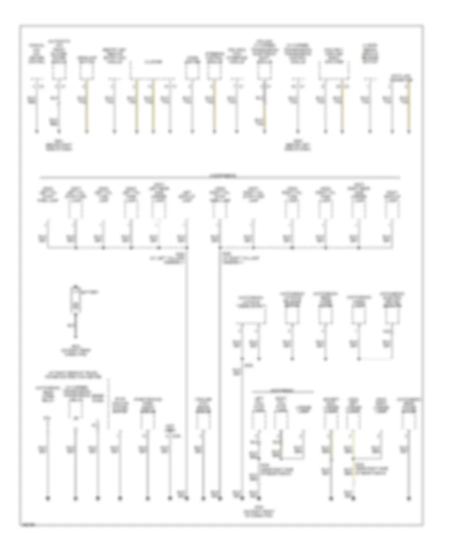 Ground Distribution Wiring Diagram (4 of 4) for Chrysler 300 2007