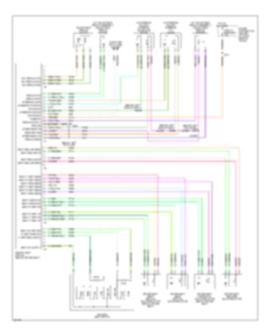 Memory Systems Wiring Diagram (2 of 2) for Chrysler 300 2007