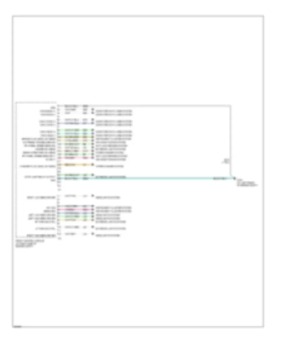 Body Control Modules Wiring Diagram 2 of 2 for Chrysler 300 C 2007