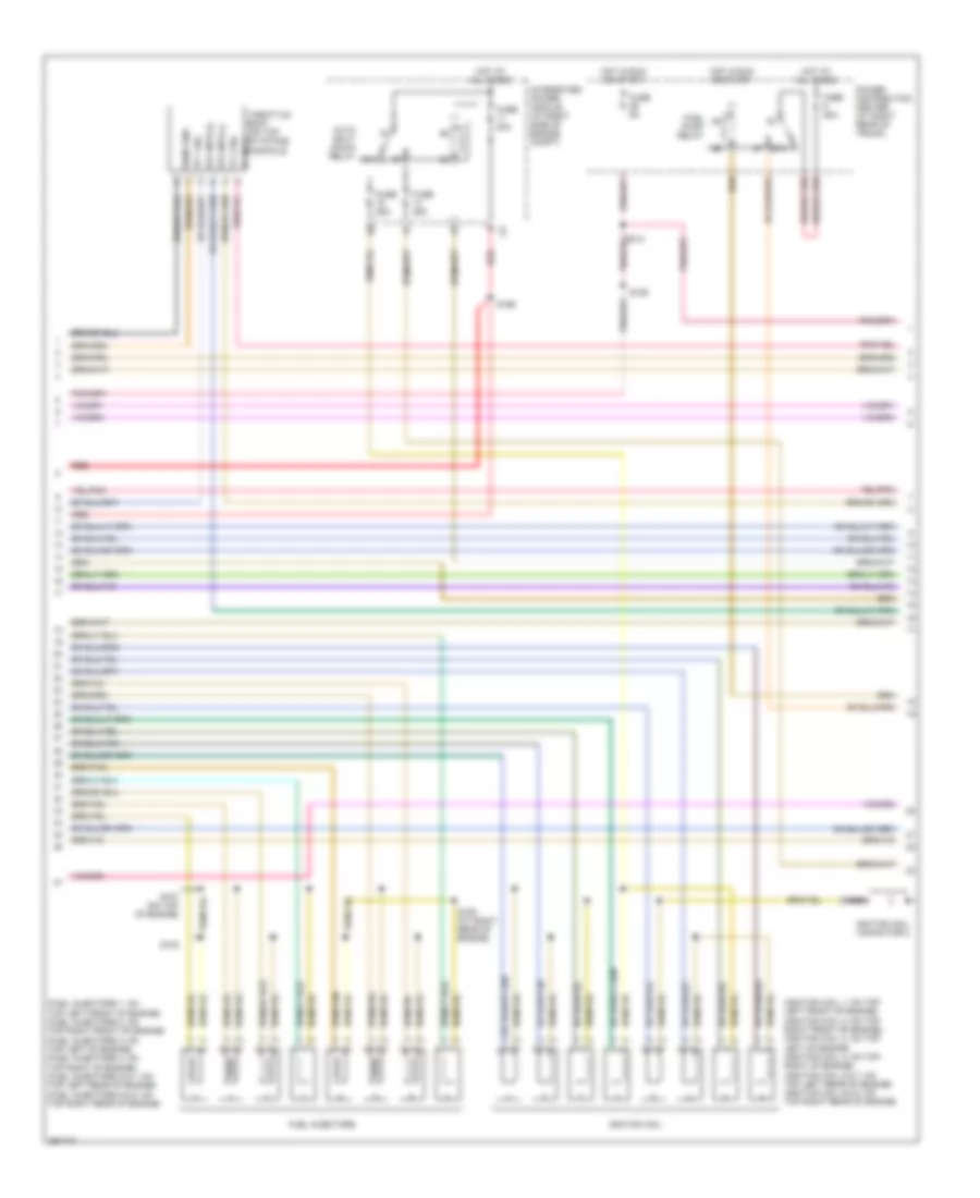 5.7L, Engine Performance Wiring Diagram (2 of 4) for Chrysler 300 C 2007