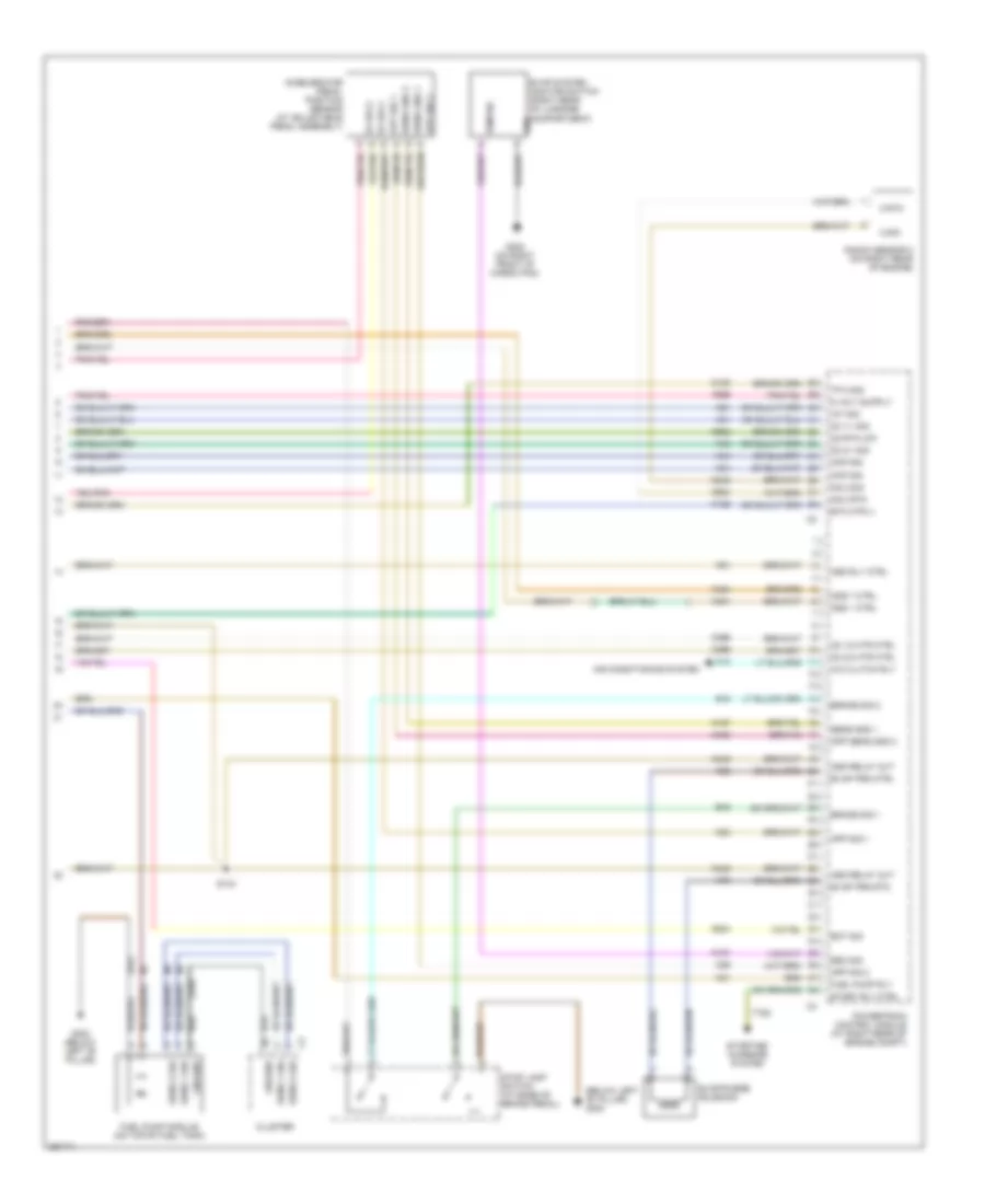 5.7L, Engine Performance Wiring Diagram (4 of 4) for Chrysler 300 C 2007