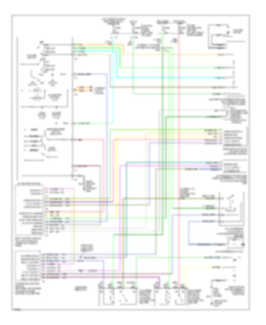 Manual AC Wiring Diagram for Chrysler Sebring JXi 2000