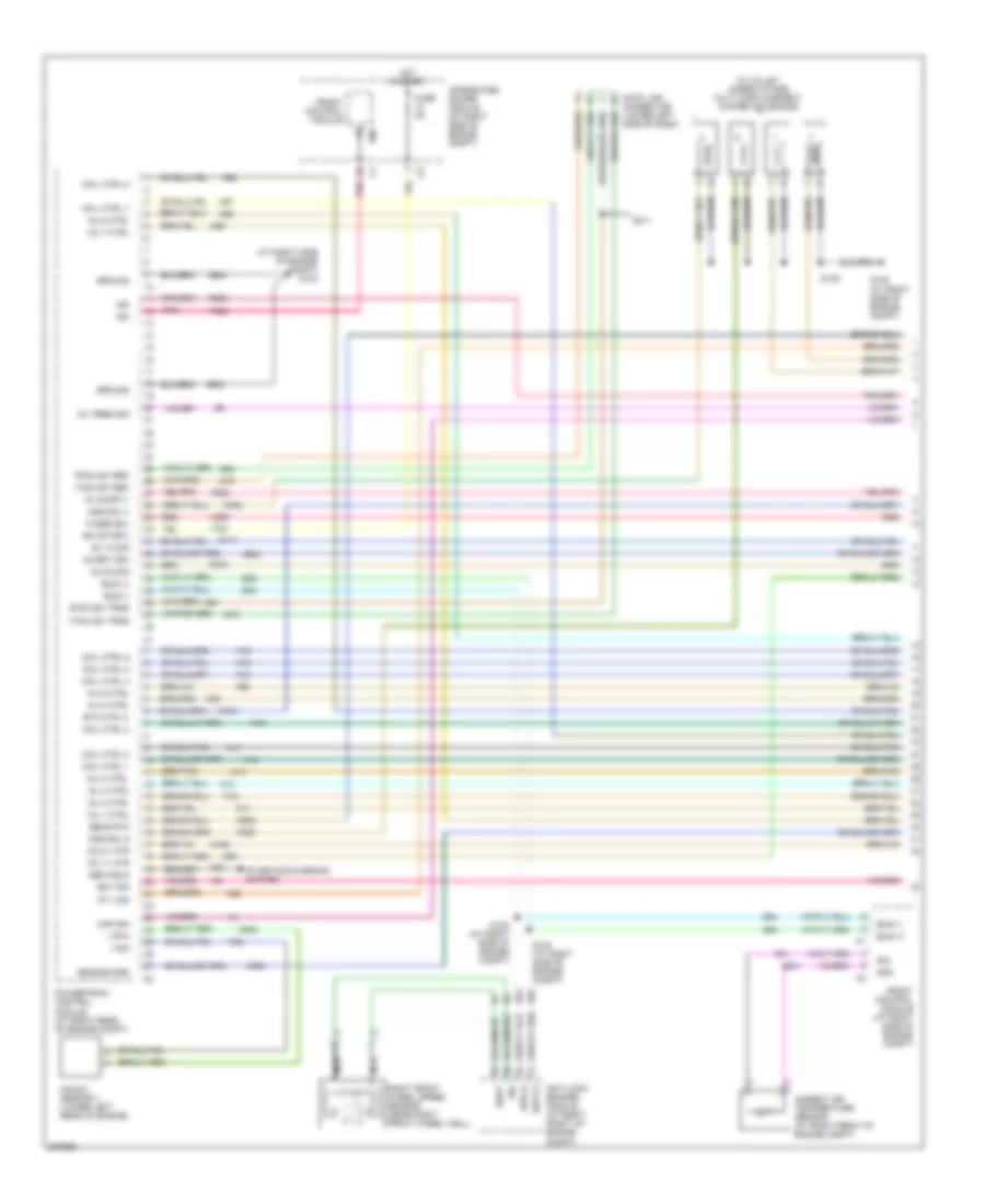6.1L, Engine Performance Wiring Diagram (1 of 4) for Chrysler 300 2005