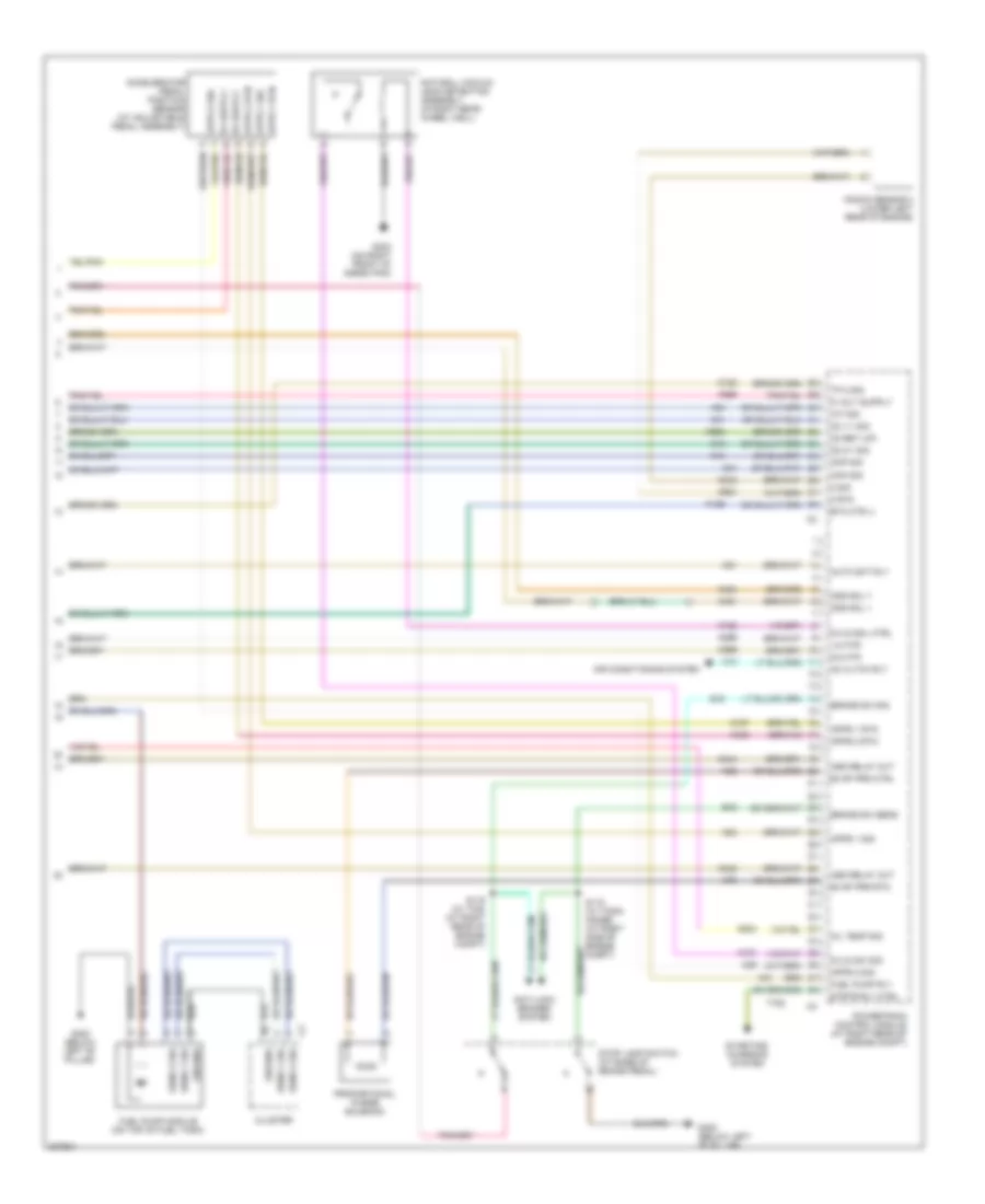 6.1L, Engine Performance Wiring Diagram (4 of 4) for Chrysler 300 2005