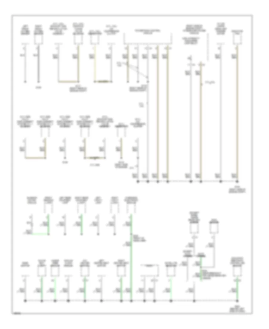 Ground Distribution Wiring Diagram (2 of 4) for Chrysler 300 2005