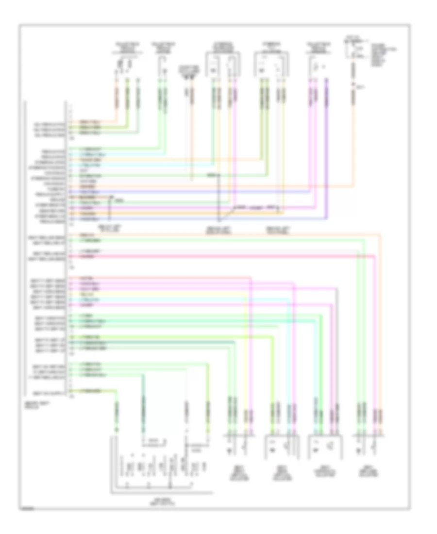 Memory Systems Wiring Diagram 1 of 2 for Chrysler 300 2005