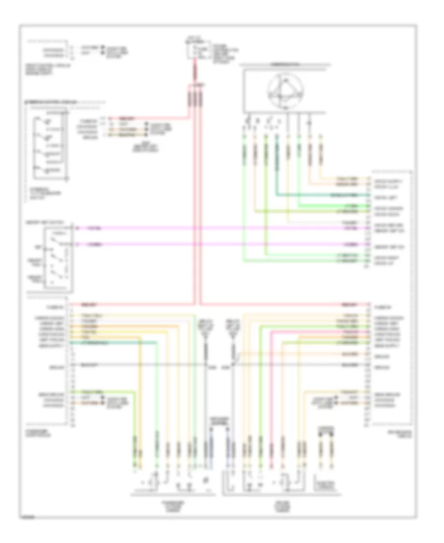 Memory Systems Wiring Diagram 2 of 2 for Chrysler 300 2005