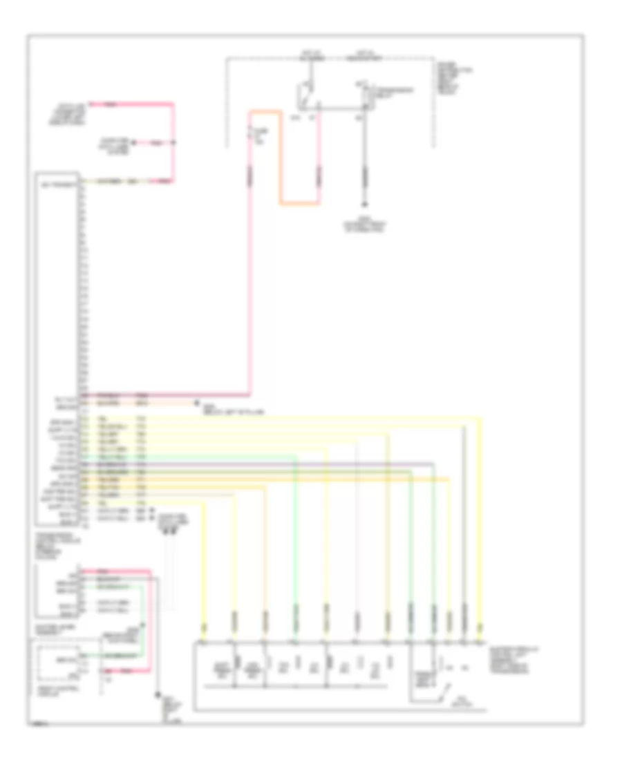 A T Wiring Diagram with Autostick for Chrysler 300 2005