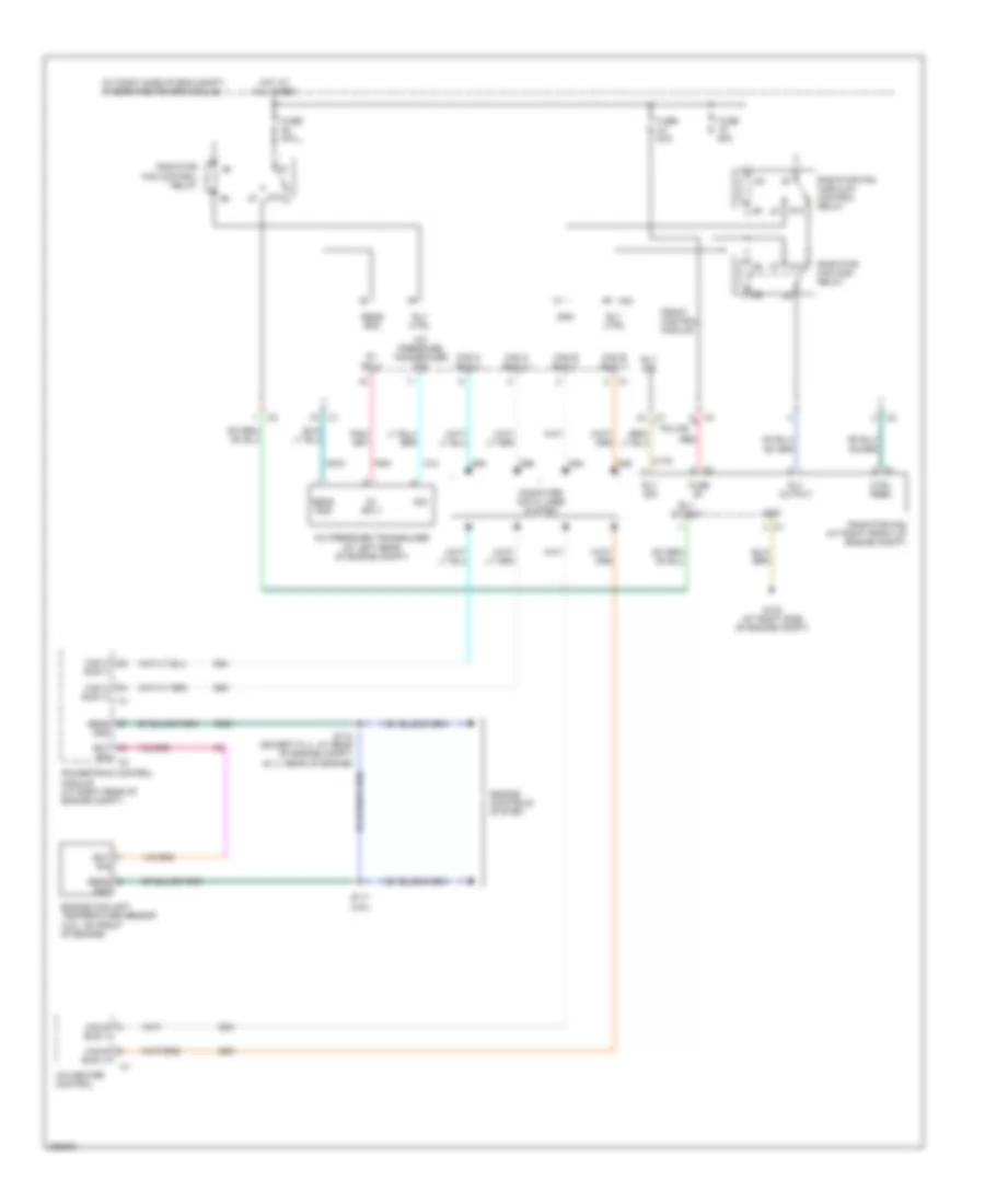 Cooling Fan Wiring Diagram for Chrysler 300 Limited 2007