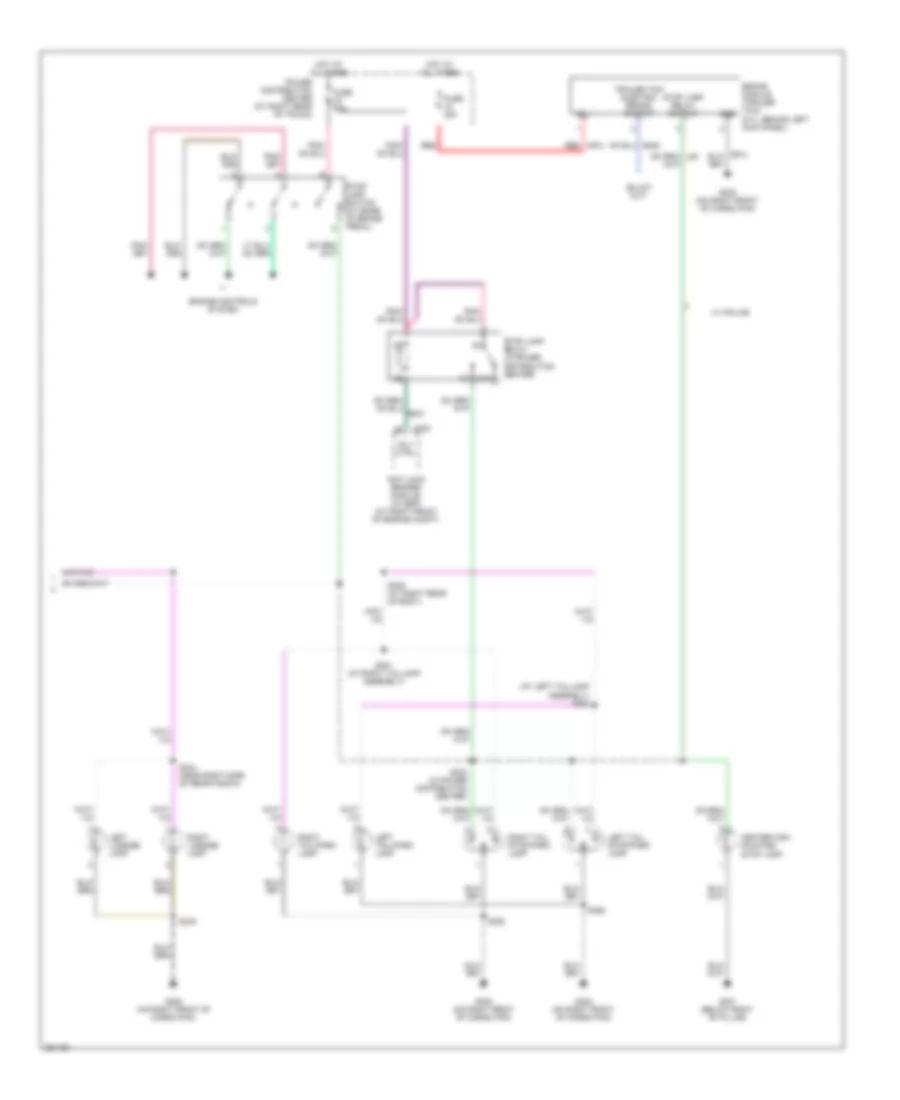 Exterior Lamps Wiring Diagram, 300C (2 of 2) for Chrysler 300 Limited 2007