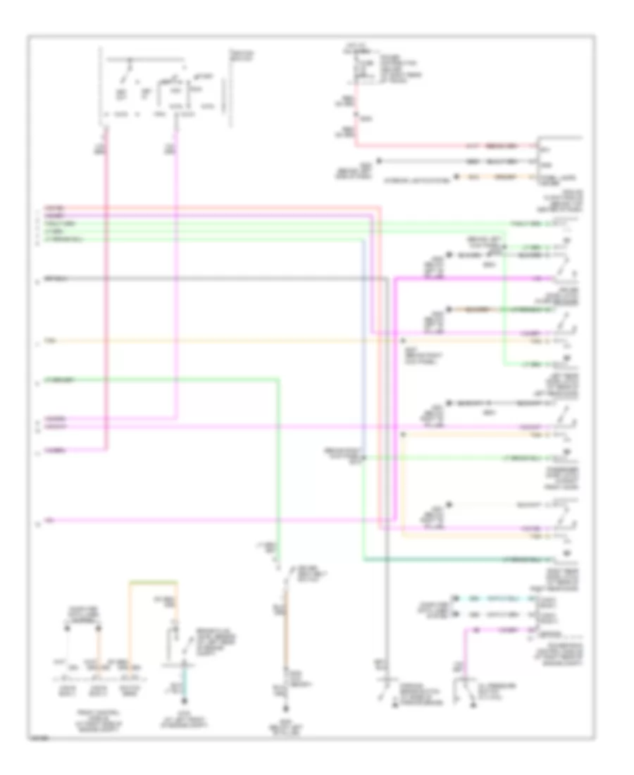 Instrument Cluster Wiring Diagram 2 of 2 for Chrysler 300 Limited 2007