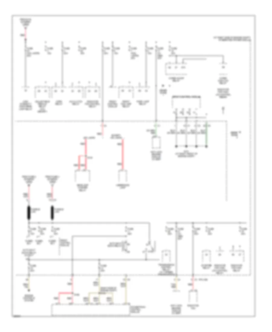 Power Distribution Wiring Diagram 2 of 5 for Chrysler 300 Limited 2007