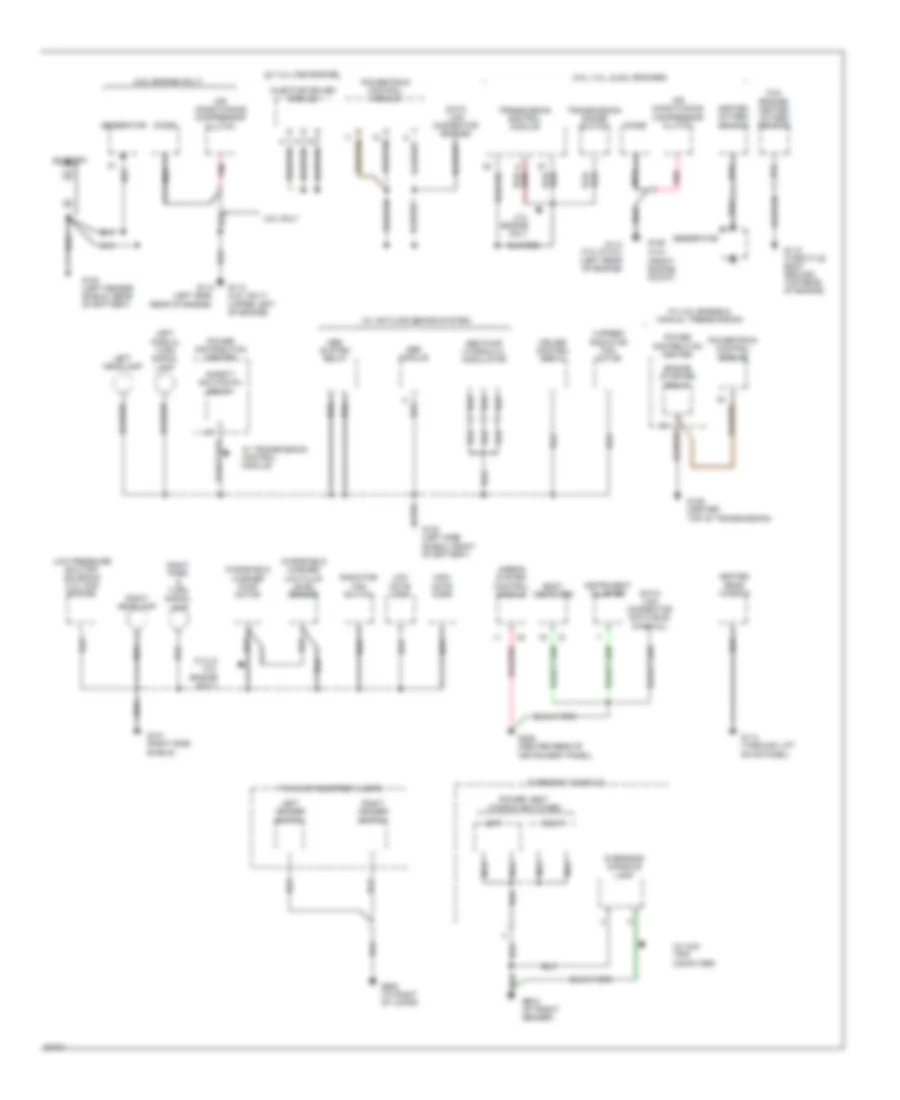 Ground Distribution Wiring Diagram 1 of 2 for Chrysler Town  Country 1994
