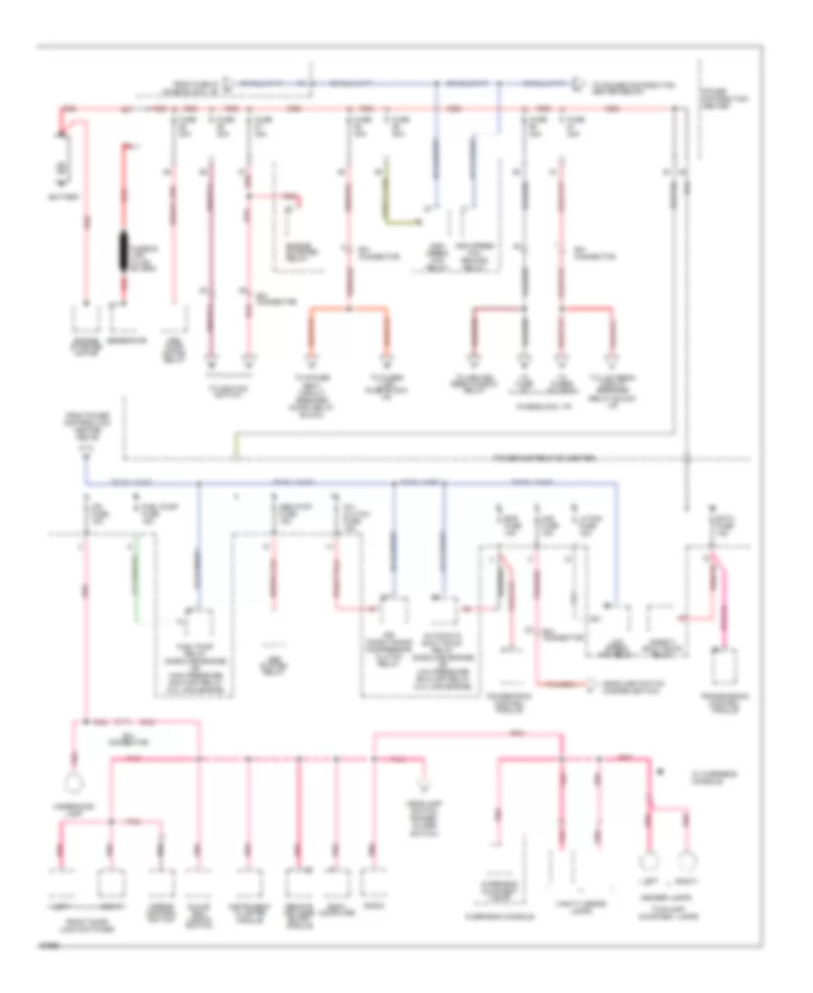 Power Distribution Wiring Diagram 1 of 4 for Chrysler Town  Country 1994