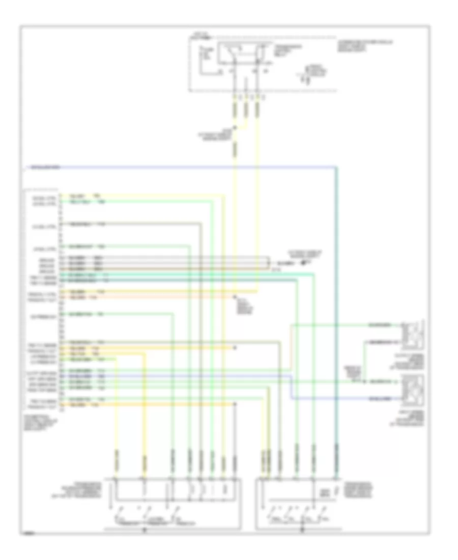 3.5L, Engine Performance Wiring Diagram, without Autostick (5 of 5) for Chrysler 300 C 2005