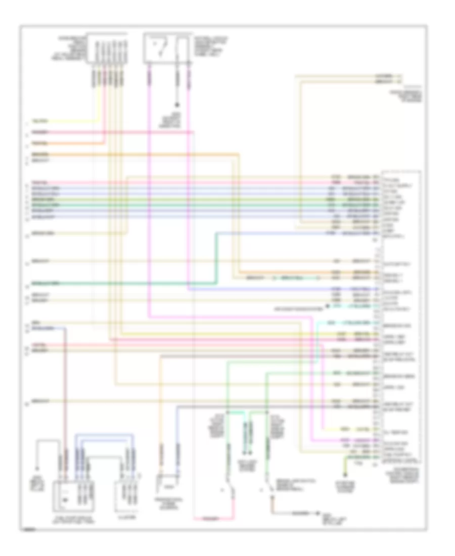 5.7L, Engine Performance Wiring Diagram (4 of 4) for Chrysler 300 C 2005