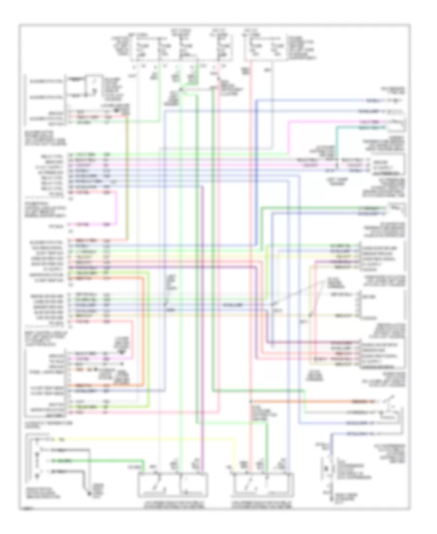 Automatic AC Wiring Diagram for Chrysler 300M 2001