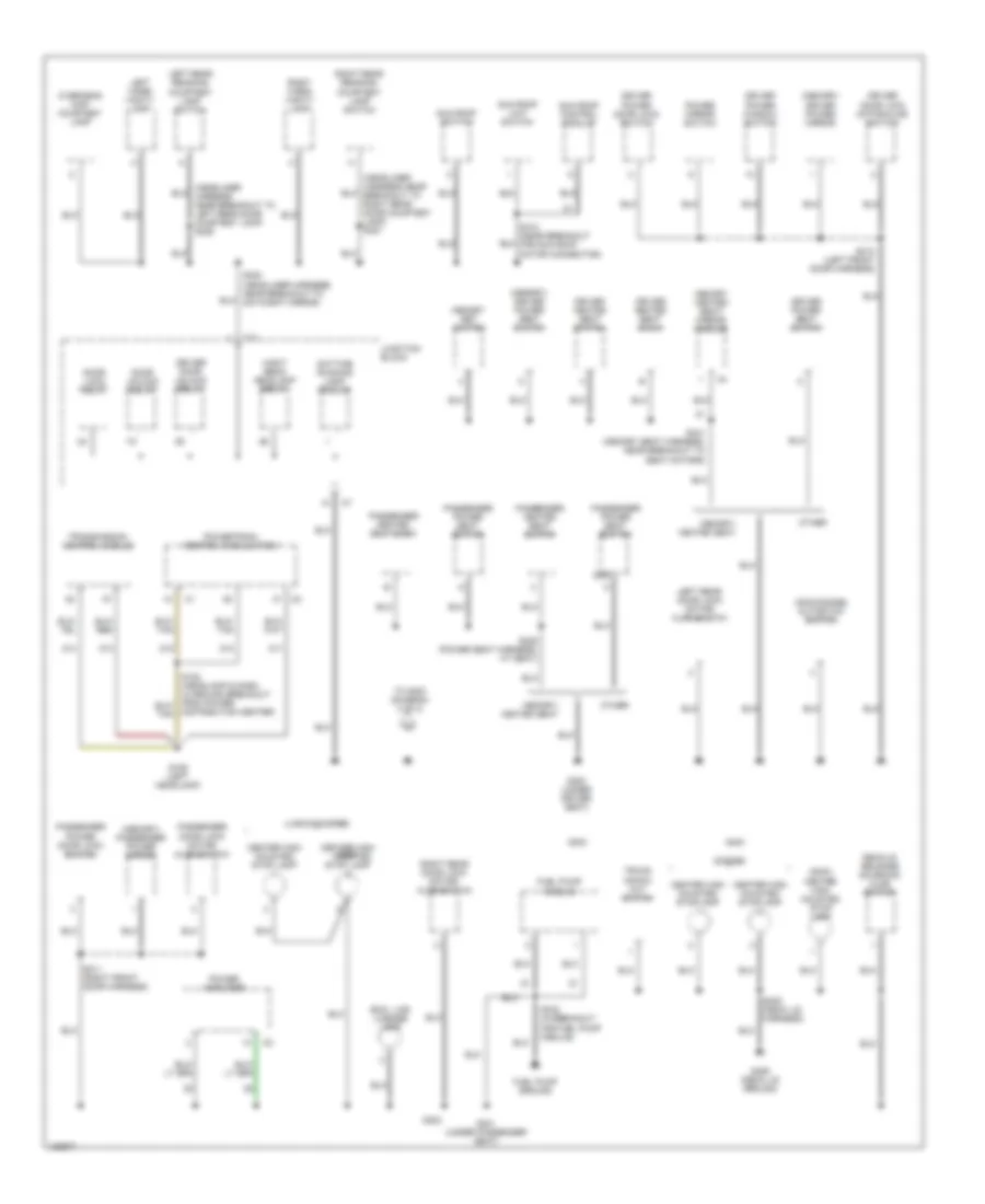 Ground Distribution Wiring Diagram (2 of 3) for Chrysler 300M 2001