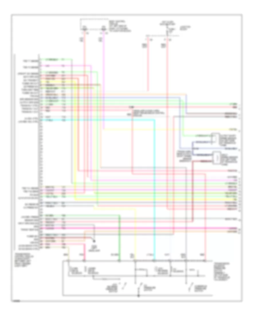 A T Wiring Diagram 1 of 3 for Chrysler 300M 2001
