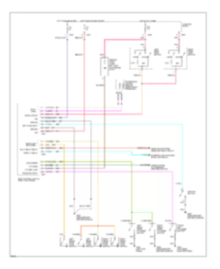 Anti theft Wiring Diagram for Chrysler Concorde 1995