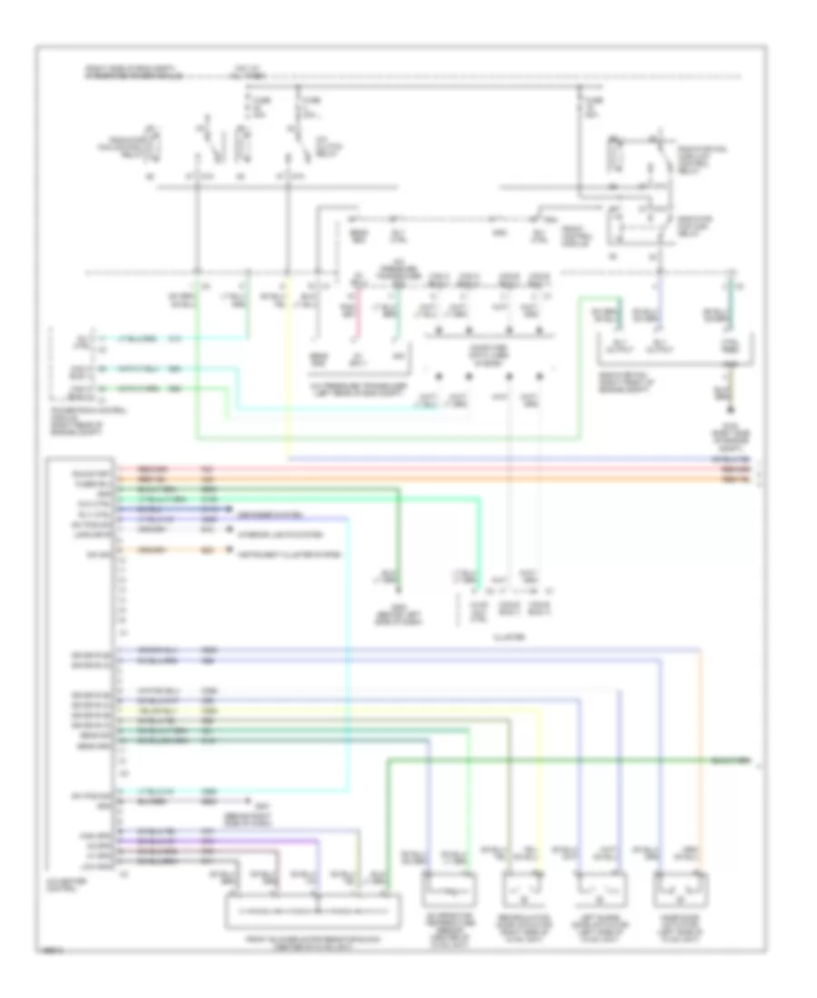Manual A C Wiring Diagram 1 of 2 for Chrysler 300 Limited 2005