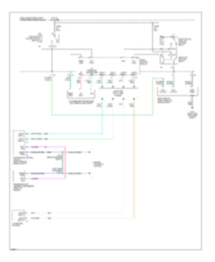 Cooling Fan Wiring Diagram for Chrysler 300 Limited 2005