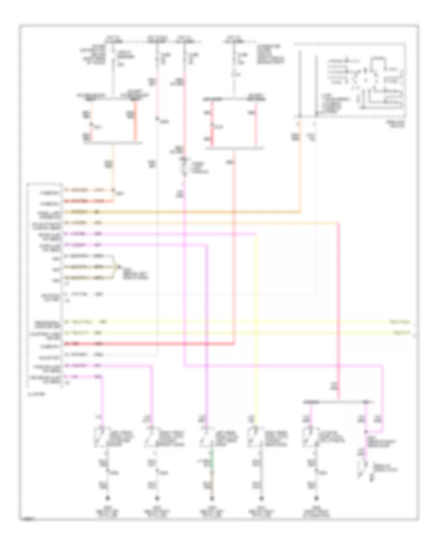 Courtesy Lamps Wiring Diagram 1 of 2 for Chrysler 300 Limited 2005