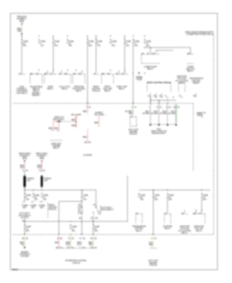 Power Distribution Wiring Diagram 2 of 4 for Chrysler 300 Limited 2005