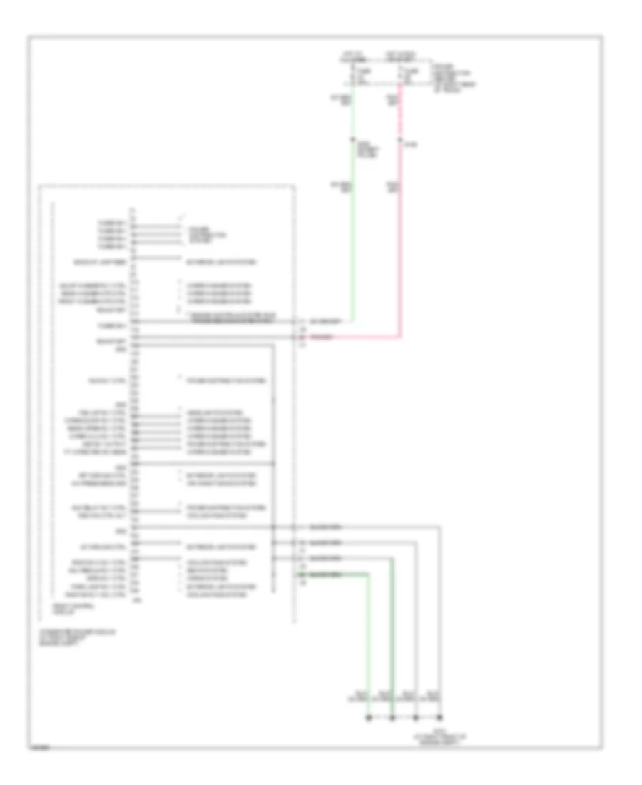 Body Control Modules Wiring Diagram 1 of 2 for Chrysler 300 Touring 2007