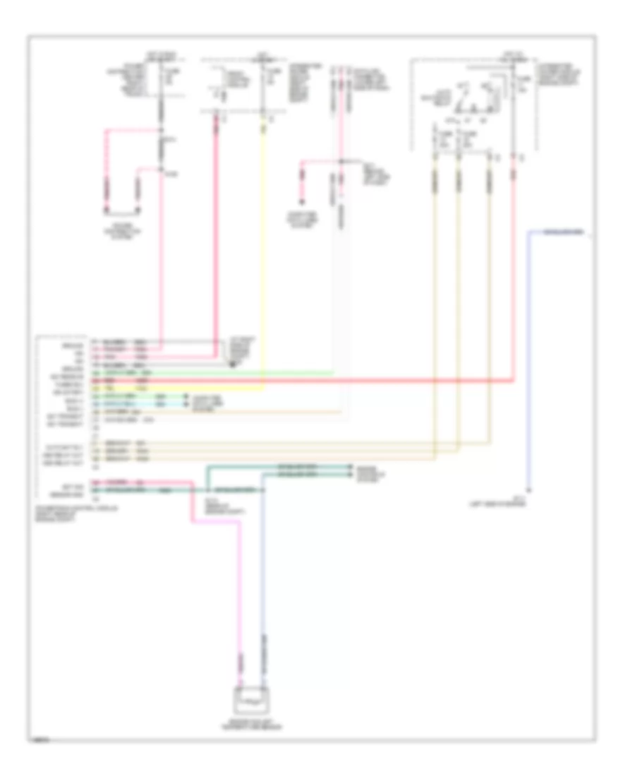 A T Wiring Diagram without Autostick 1 of 2 for Chrysler 300 SRT 8 2005