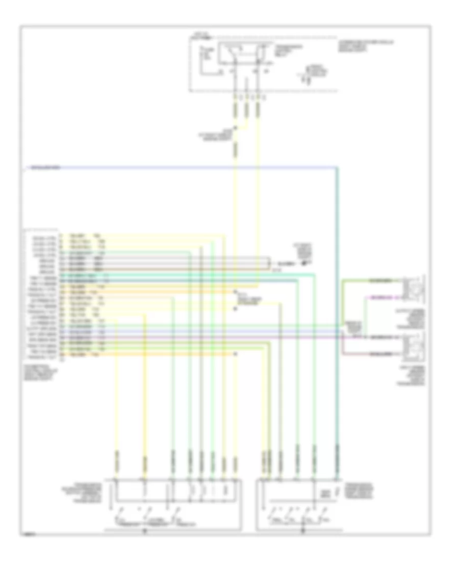 A T Wiring Diagram without Autostick 2 of 2 for Chrysler 300 SRT 8 2005