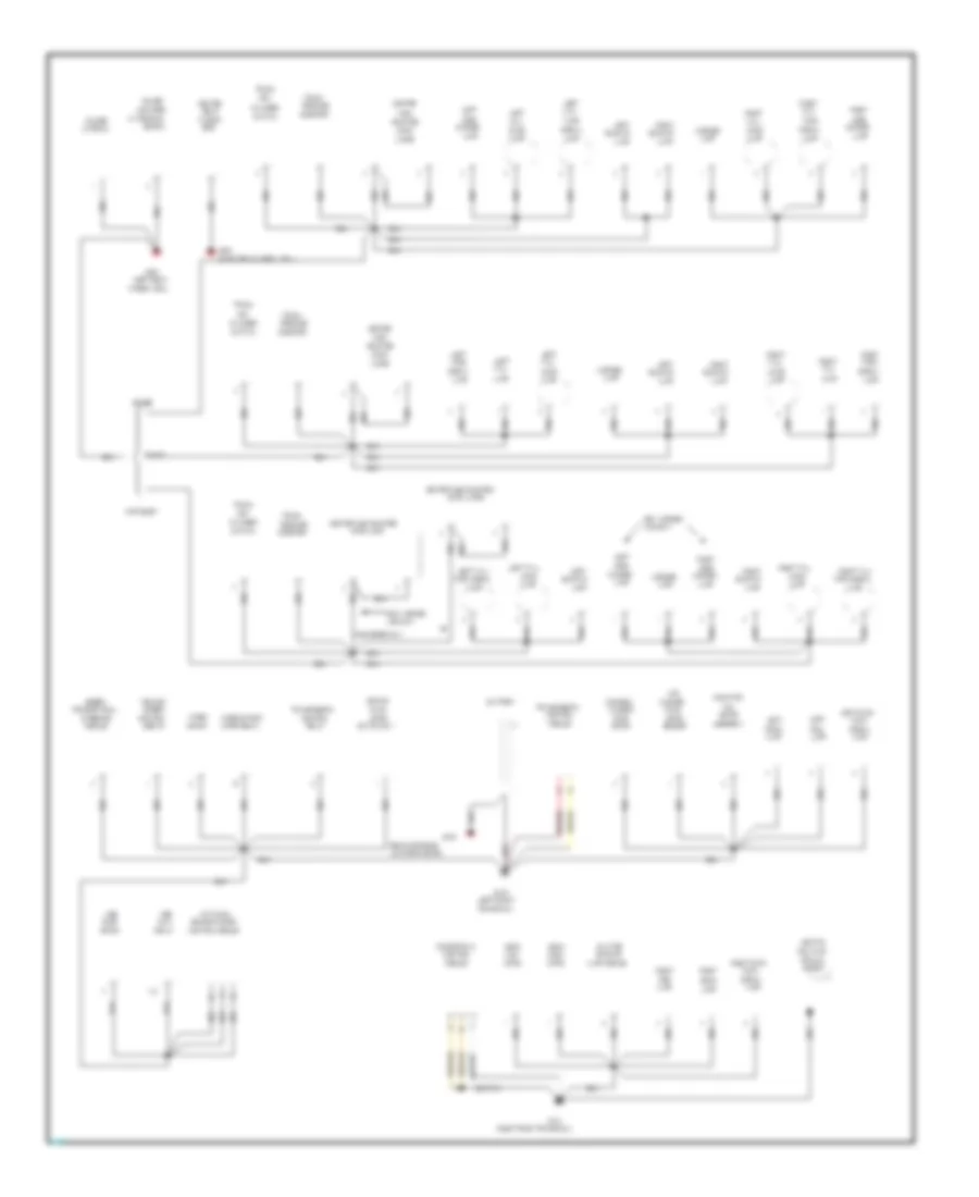 Ground Distribution Wiring Diagram 2 of 2 for Chrysler New Yorker 1995