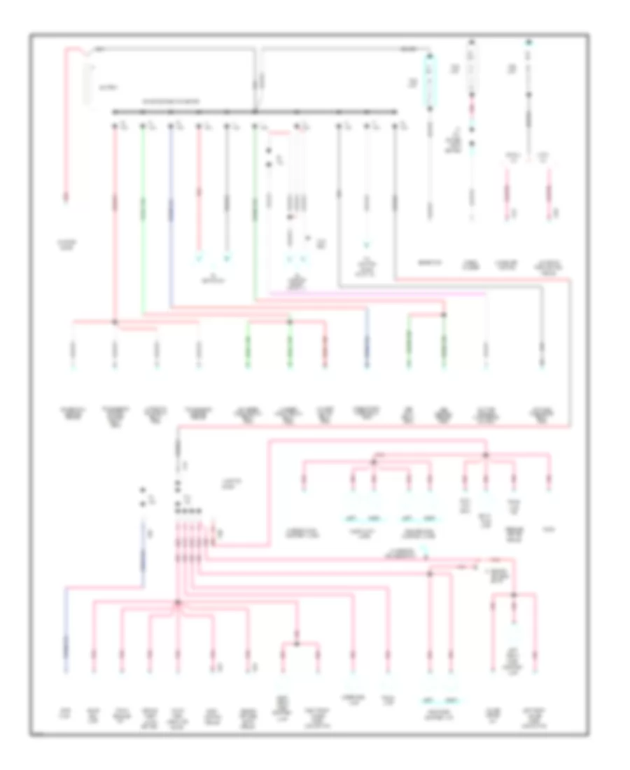 Power Distribution Wiring Diagram 1 of 3 for Chrysler New Yorker 1995