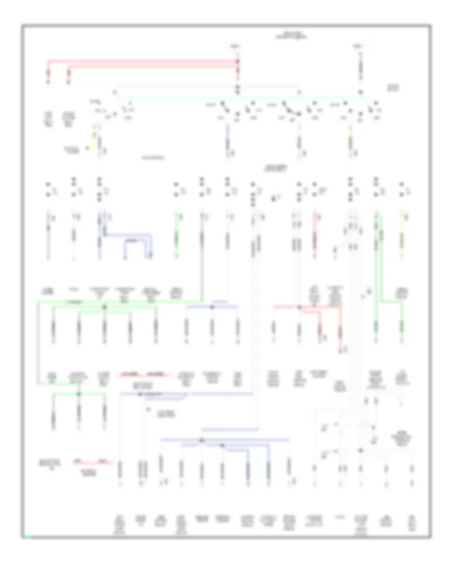 Power Distribution Wiring Diagram 2 of 3 for Chrysler New Yorker 1995