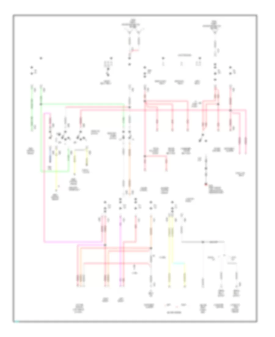 Power Distribution Wiring Diagram 3 of 3 for Chrysler New Yorker 1995