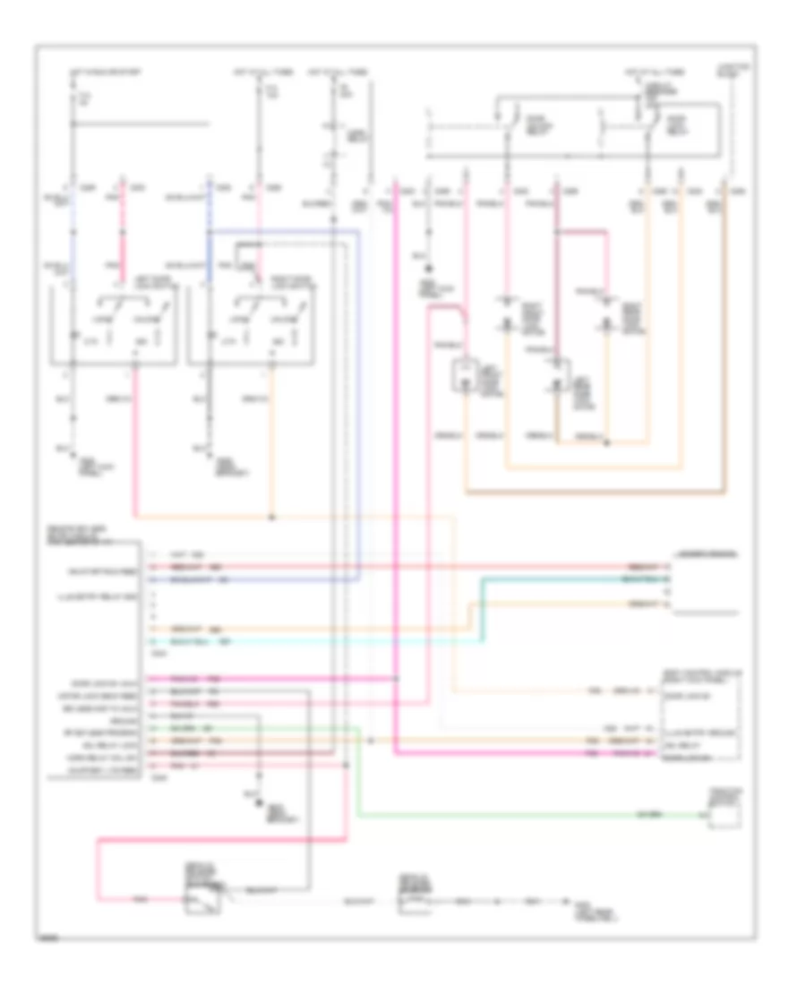 Keyless Entry Wiring Diagram for Chrysler New Yorker 1995